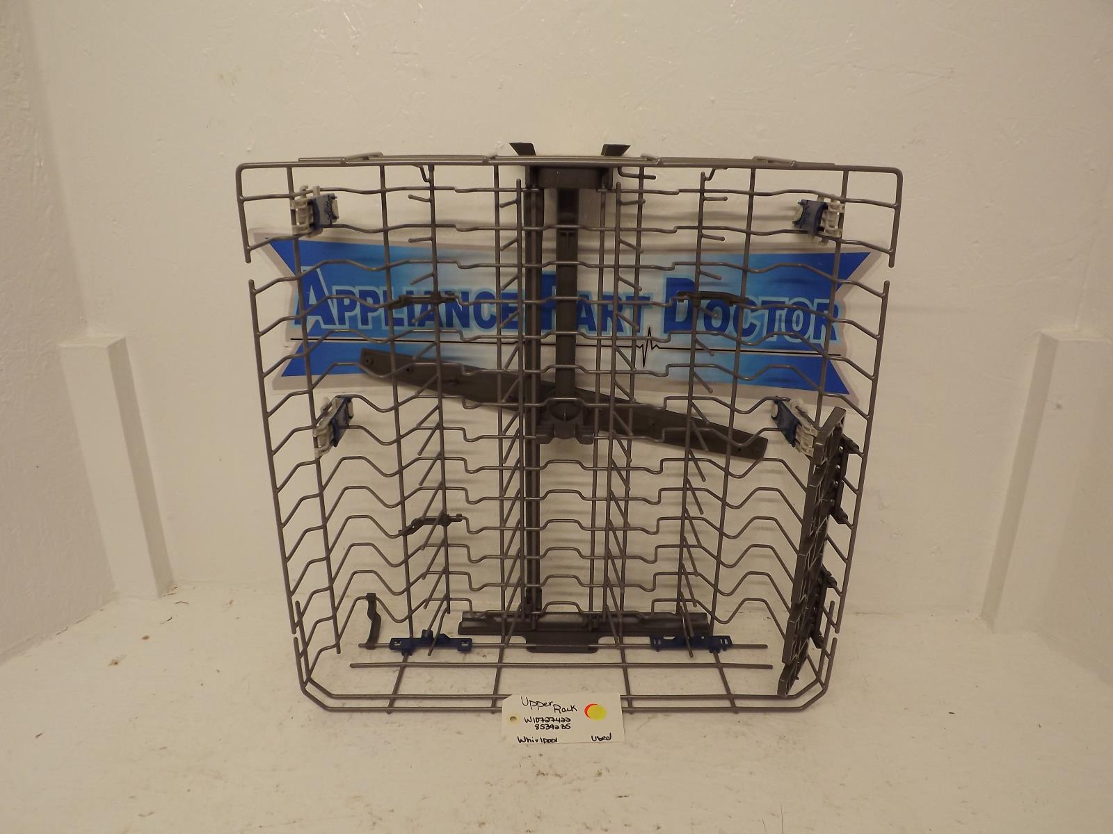 Whirlpool Dishwasher W10727422 8539235 Upper Rack Used Whirlpool Dishwasher W10727422 8539235 Upper Rack Used